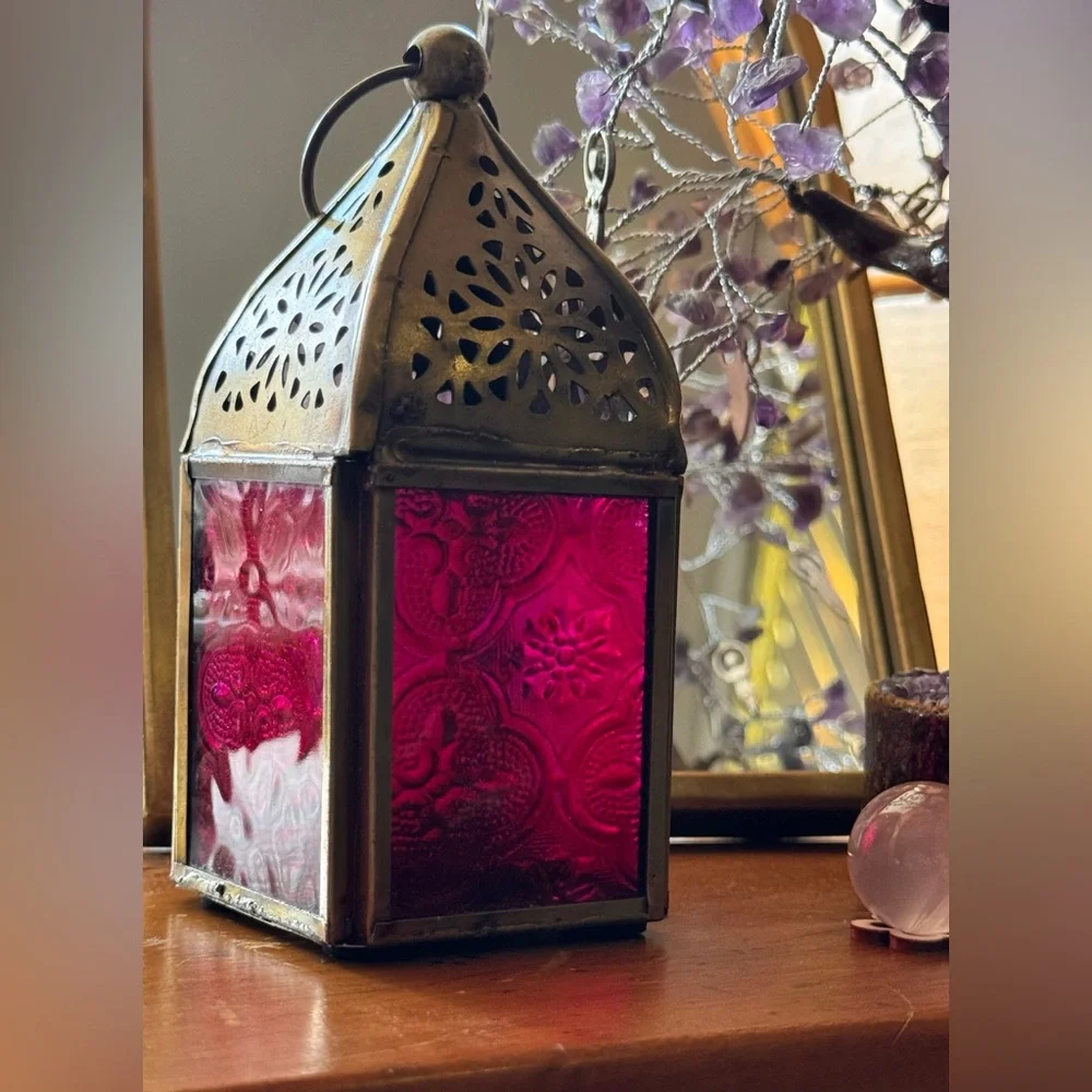 Pink BoHo Decorative Lantern 💖